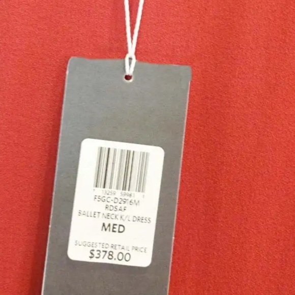 $378 Eileen Fisher Silk Dress Medium 10 12 100% Silk Crepe Flutter Hem Sleeveles - Picture 7 of 12